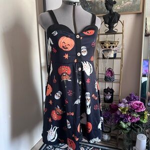 Halloween Themed Black Dress